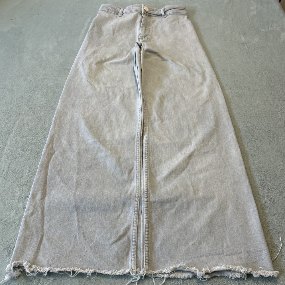 Y2K 2000s Beyond Baggy Jeans Womens 6 28x29 Zara Hamilton Raw Hem Baggie Loose